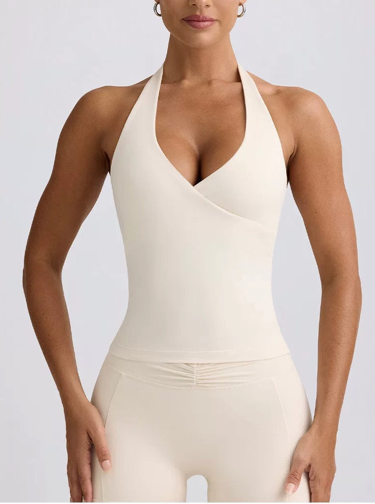 Chic Halterneck Backless Tank Top