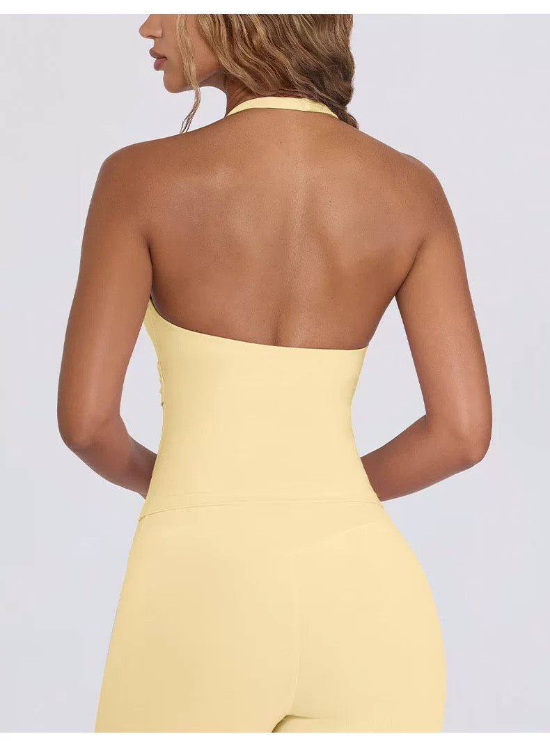 Chic Halterneck Backless Tank Top