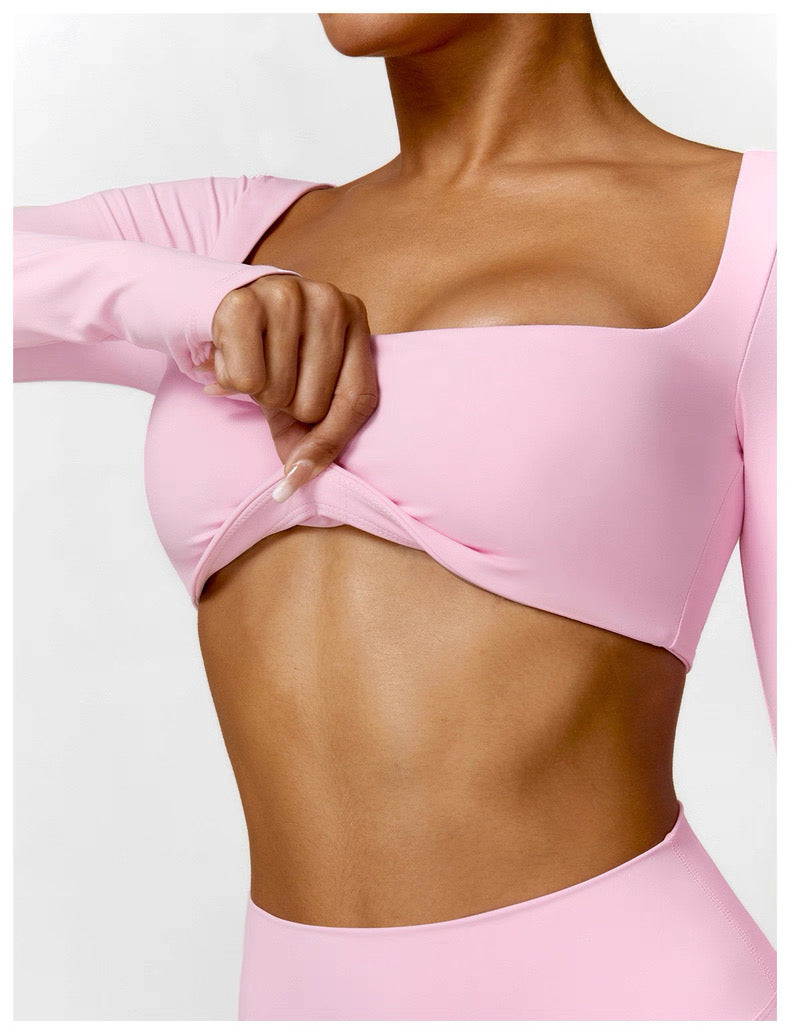 Square Neck Crop Top