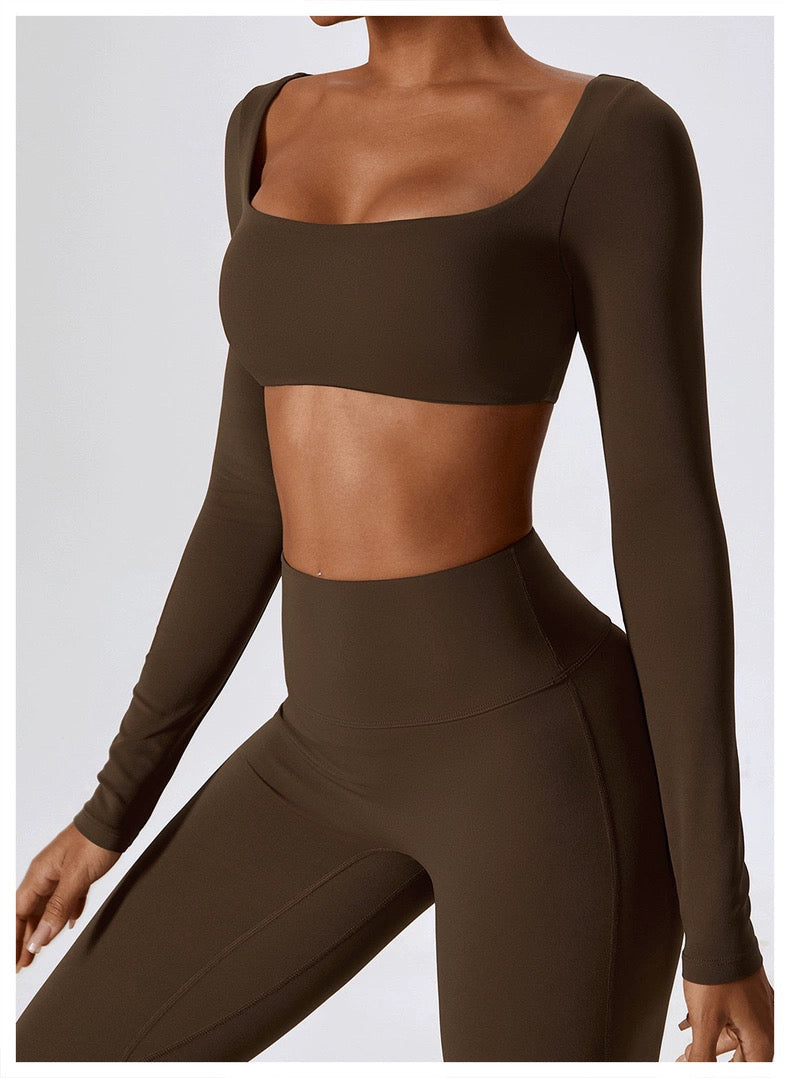 Square Neck Crop Top