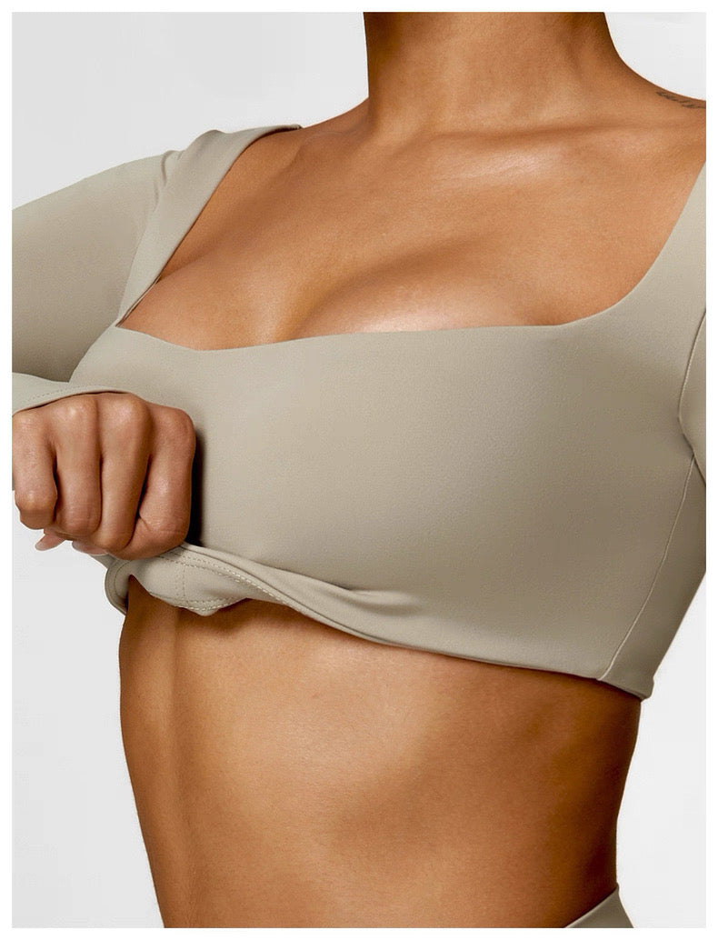 Square Neck Crop Top