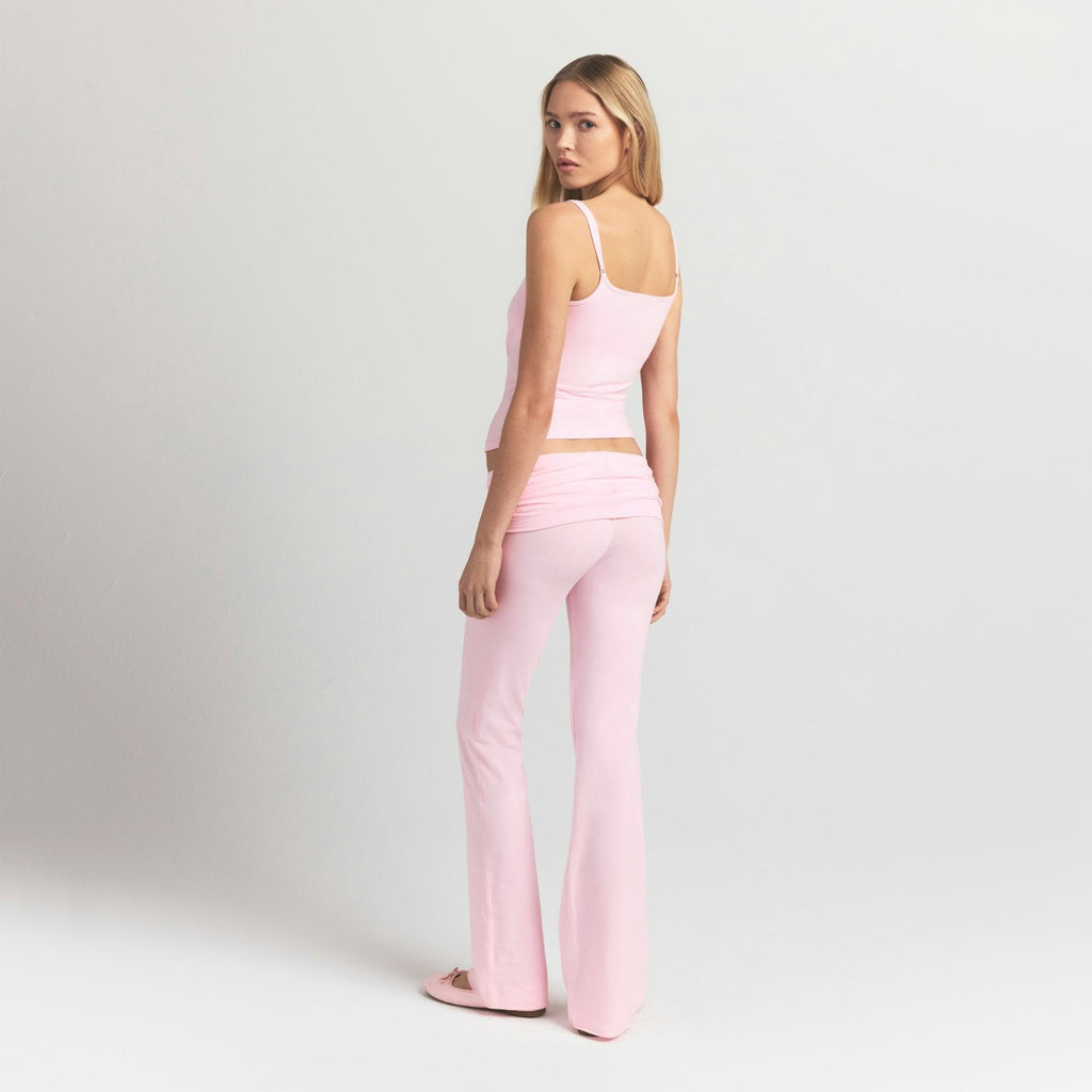 COTTON JERSEY FOLDOVER PANT