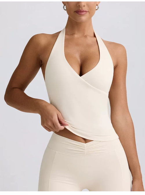 Chic Halterneck Backless Tank Top