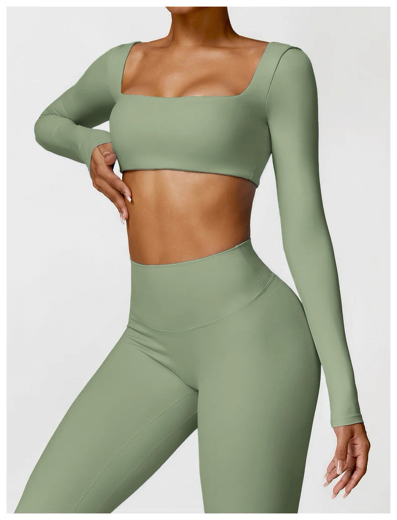 Square Neck Crop Top