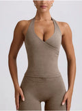 Chic Halterneck Backless Tank Top