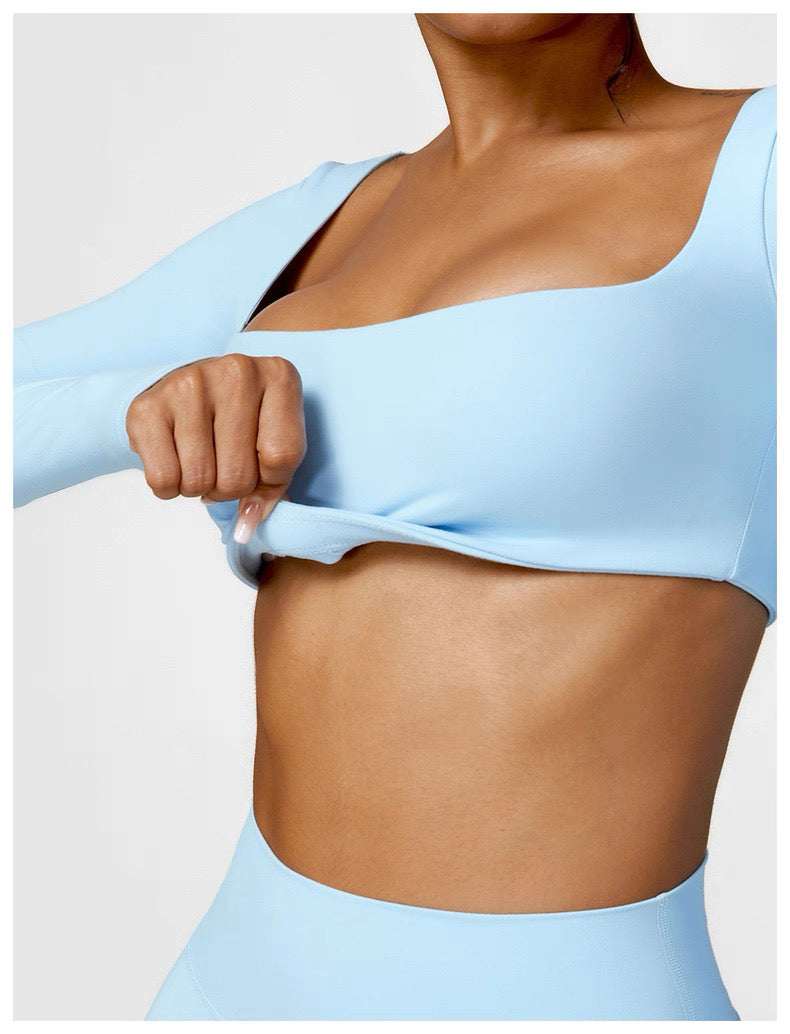 Square Neck Crop Top