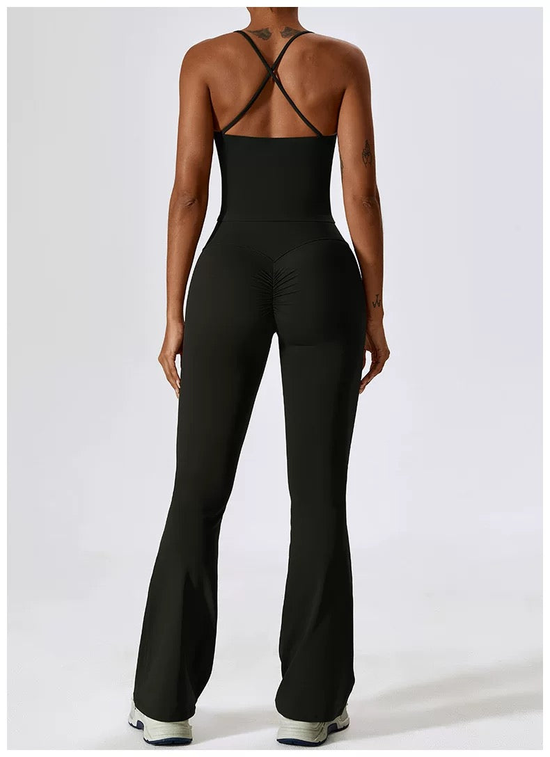 Cross-Back Sculpt Top